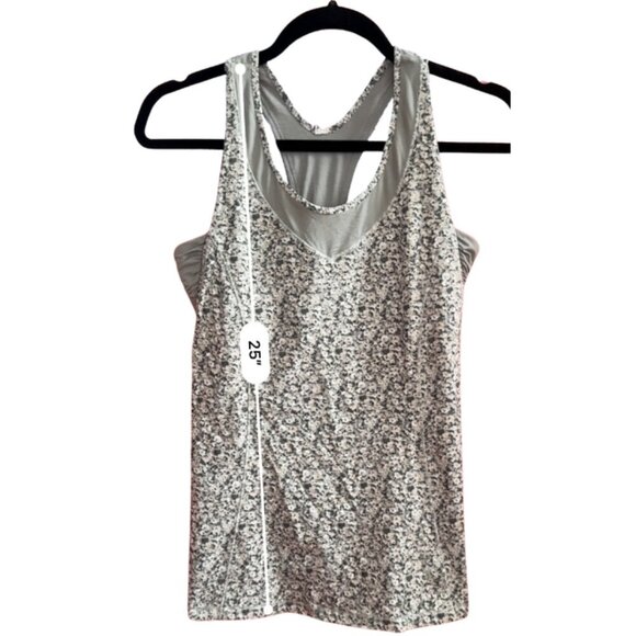Lululemon Tone It Tank Petite Fleur Silver Spoon Ambient Grey - Picture 2 of 7